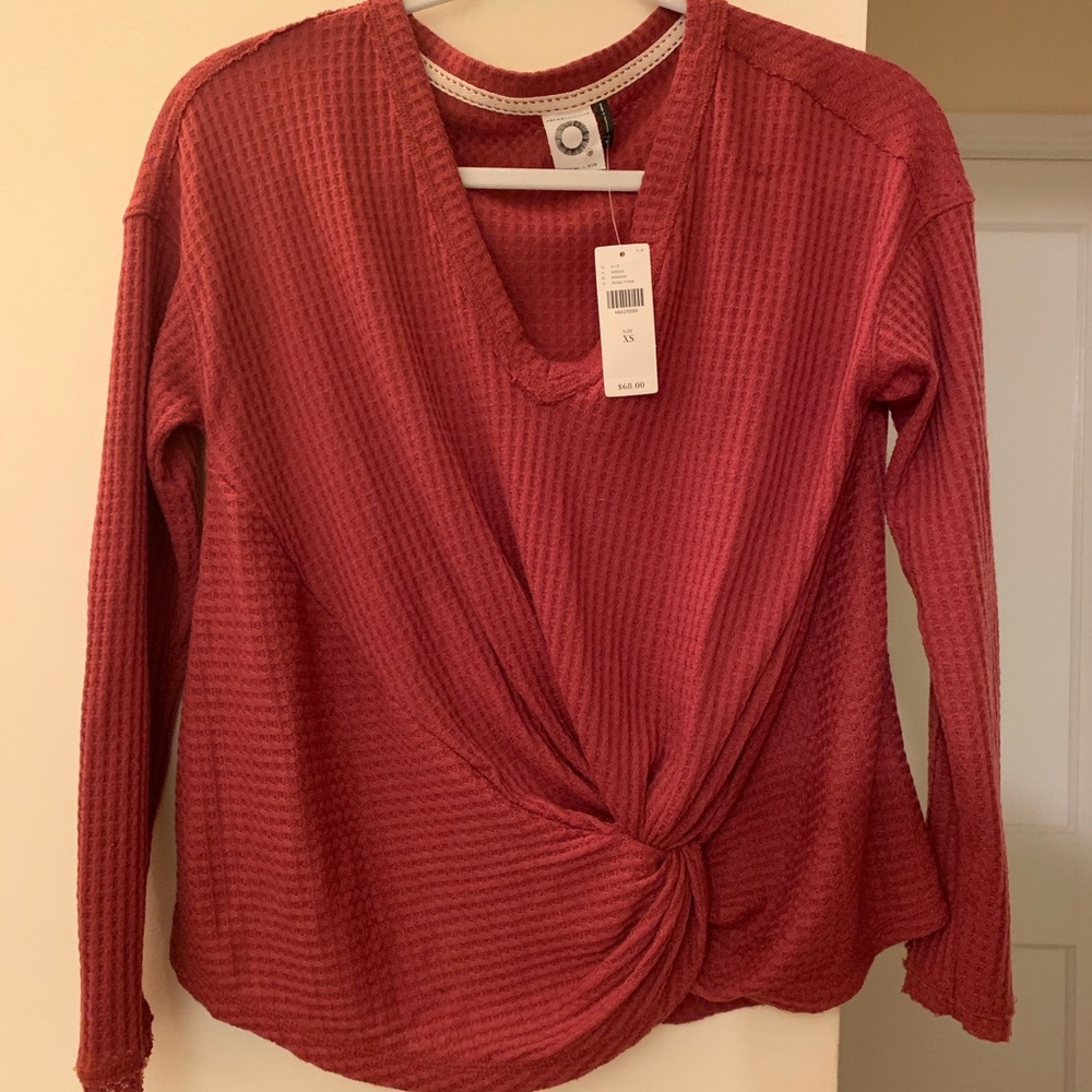 Anthropologie Vneck Long sleeve